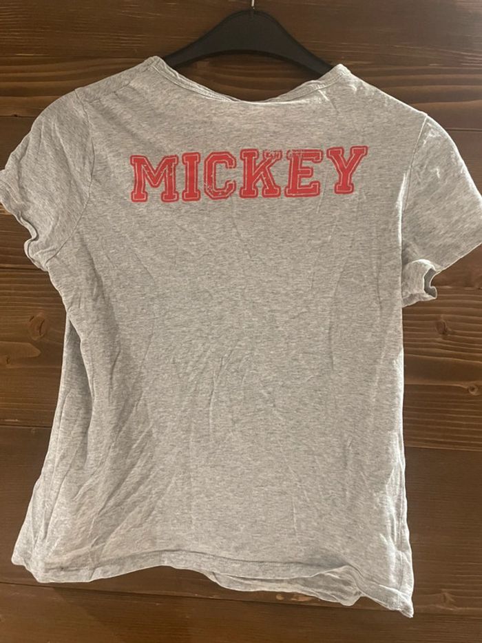 Tee shirt gris Mickey - photo numéro 3