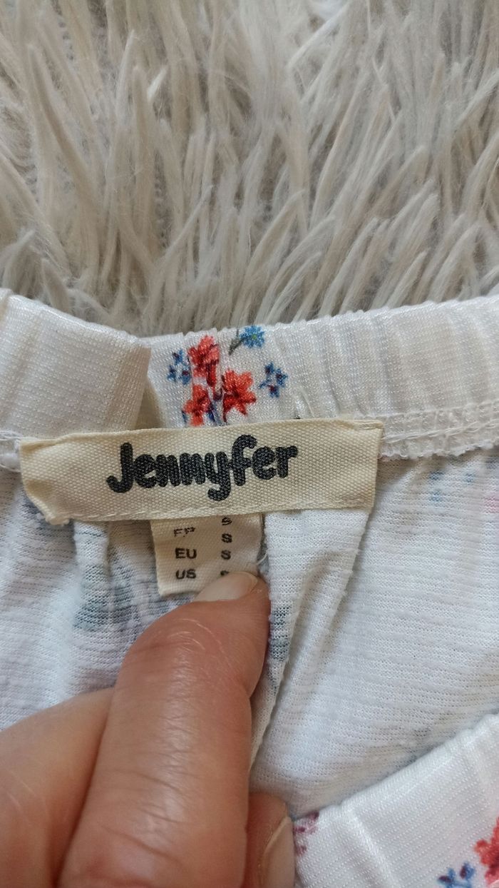 Top fleuri épaules dénudées taille S/36 Jennyfer - photo numéro 4