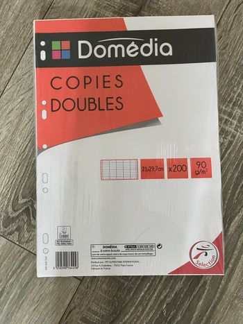 200 feuilles doubles