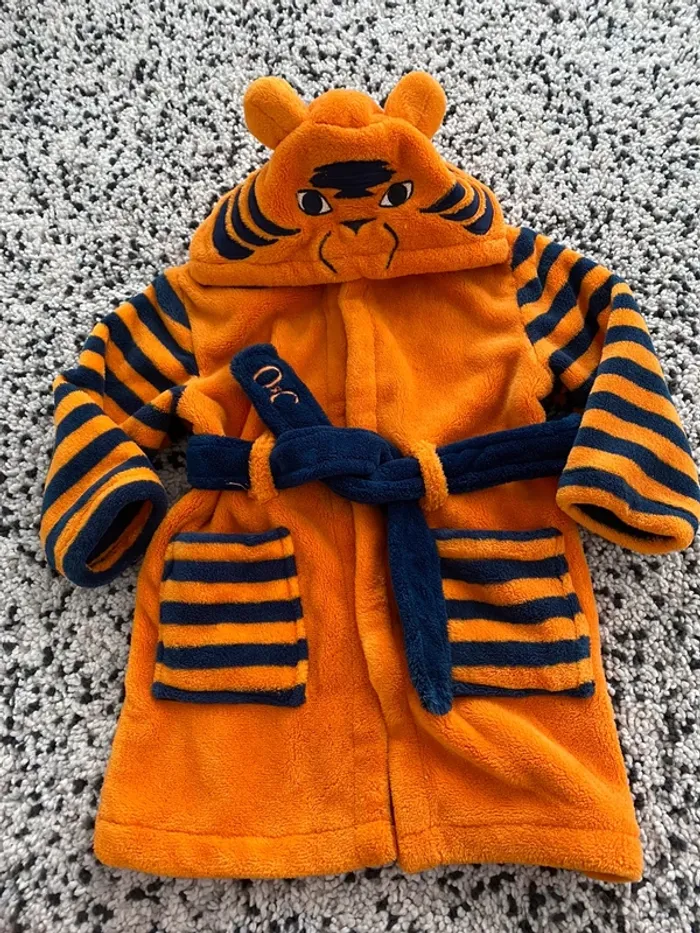 Robe de chambre tigre 2 ans