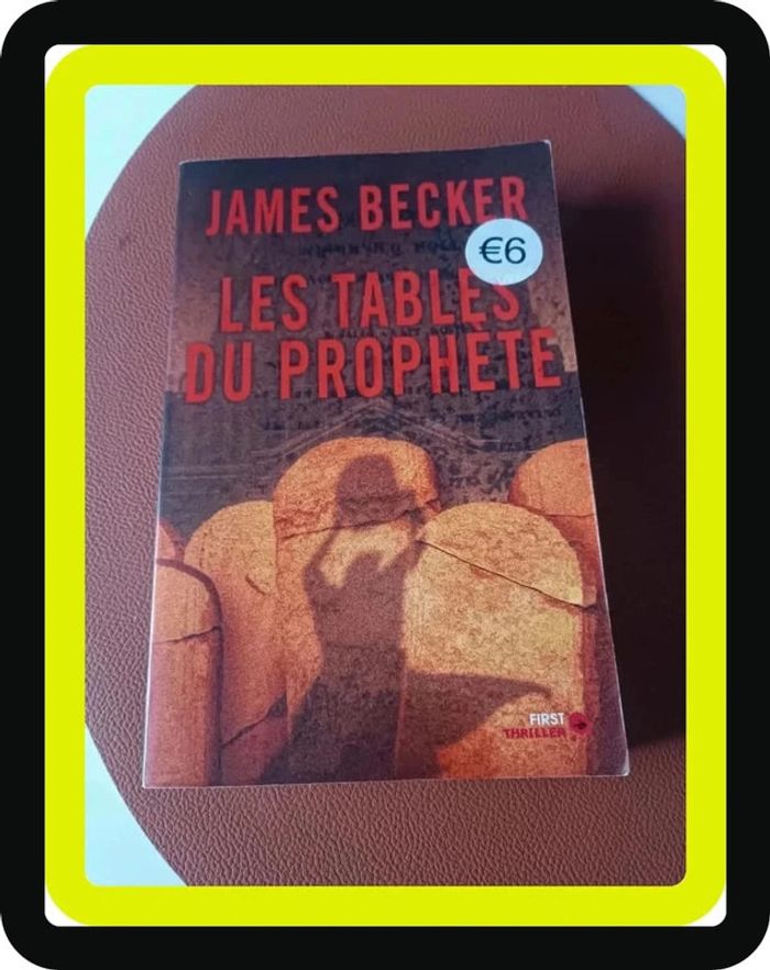 Livre les tables du Prophète