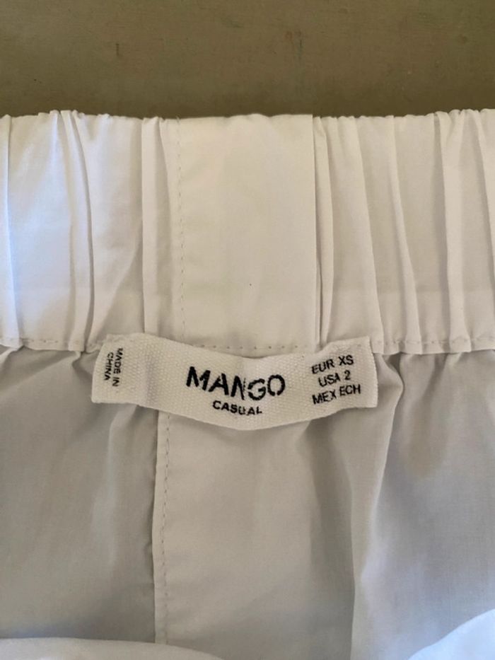 Chemise blouse Mango blanche taille XS épaules dénudées - photo numéro 12