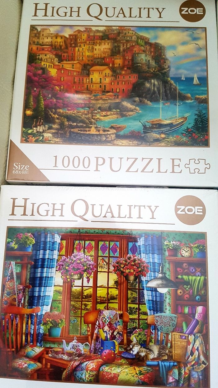 Lot de 4 puzzles en 1000 pièces dont 3 Neufs - photo numéro 2