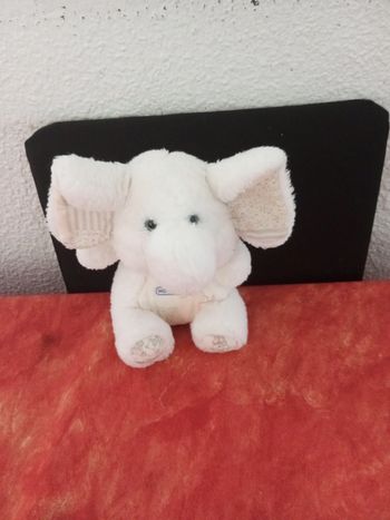 Éléphant blanc vintage Nounours année 70