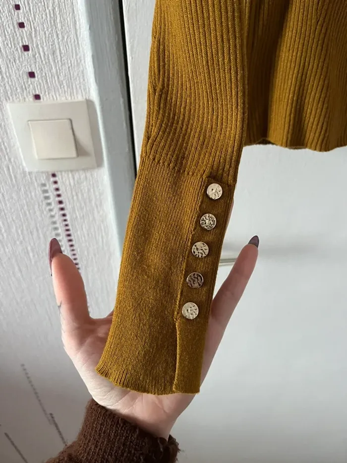 Pull moutarde - photo numéro 2