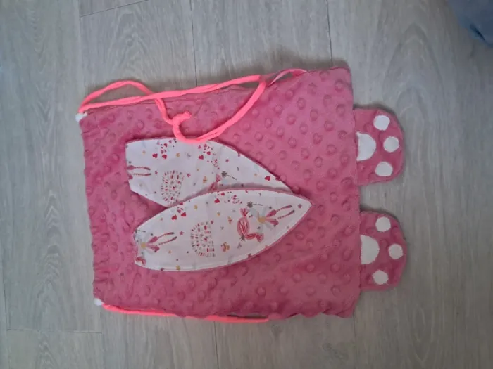 Sac lapin rose