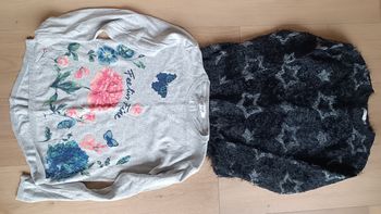 Lot de 2 pulls fille 14 ans 🌿