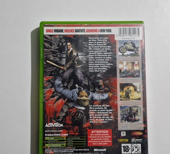 Jeux Xbox 1er Gen True Crime New York City - photo numéro 4