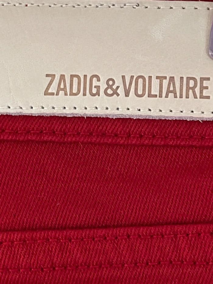 Pantalon rouge Evrell Zadig & Voltaire - photo numéro 7