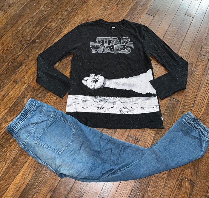 Jeans et t-shirt gap 13 ans