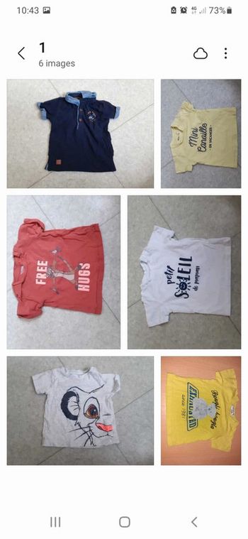 Lot 6 tee-shirts