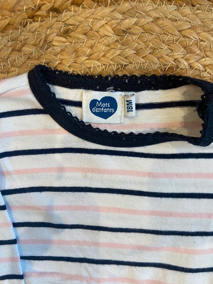 Sous pull fille 18 mois mots d’enfants - photo numéro 2