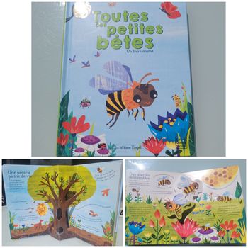 Livre animé pop-up 🦋 Toutes ces petites bêtes 🐝