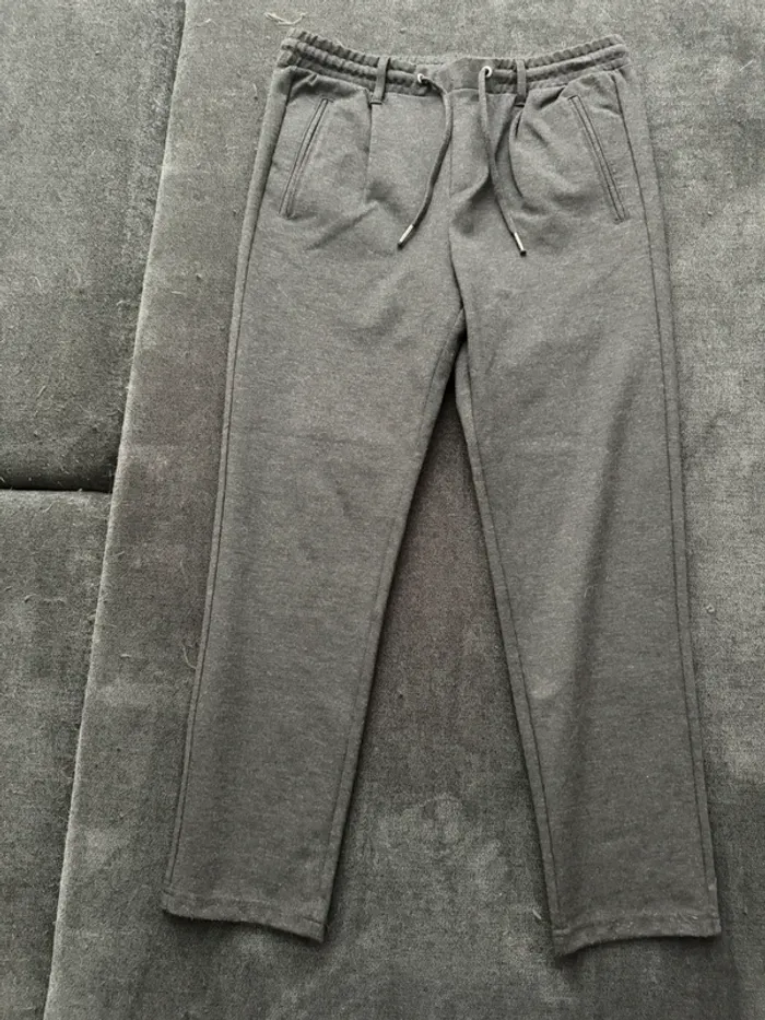 Pantalon tapered vega gris jack & jones