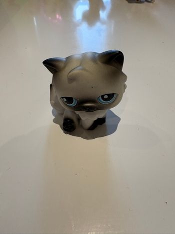 Figurine Pet Shop chat gris