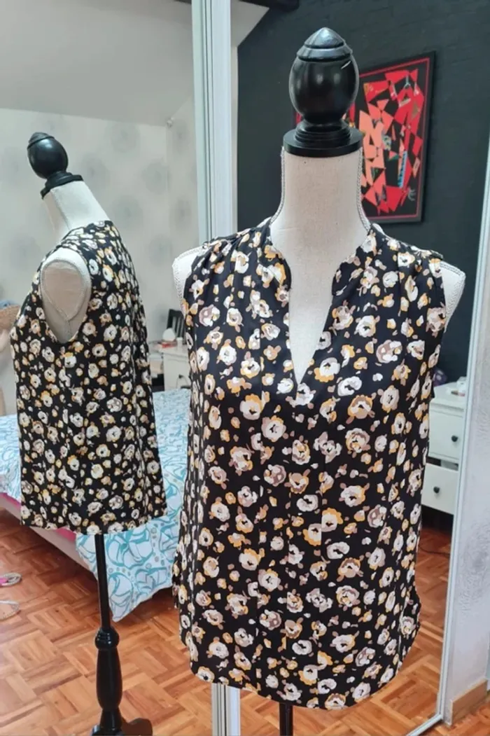 Top fluide Fleuri