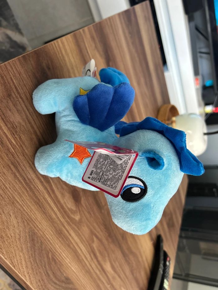 Peluche licorne bleu neuve