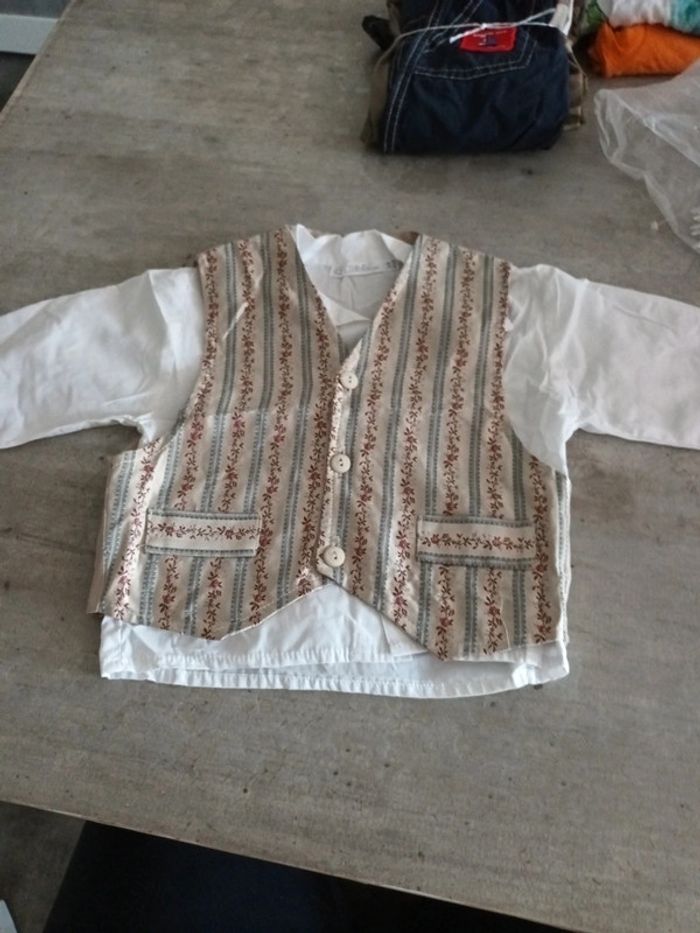 Chemise+gilet