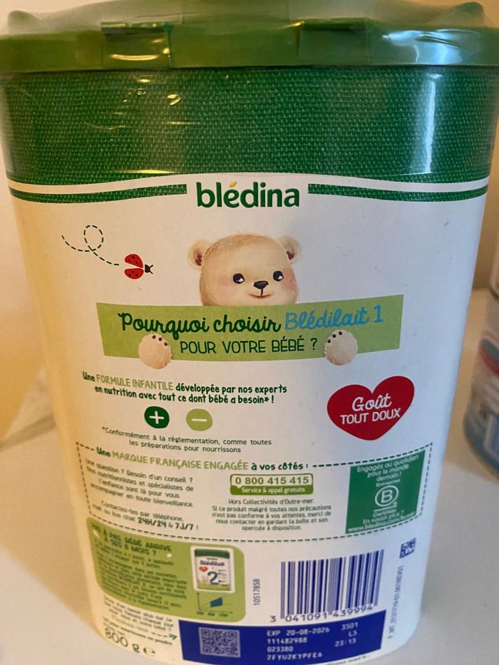 Je  vend  lait  blédilait - photo numéro 2