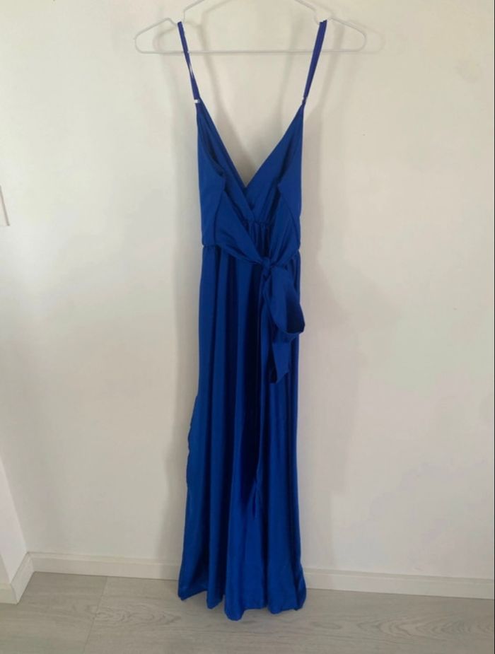 Robe de soirée bleue électrique - photo numéro 3