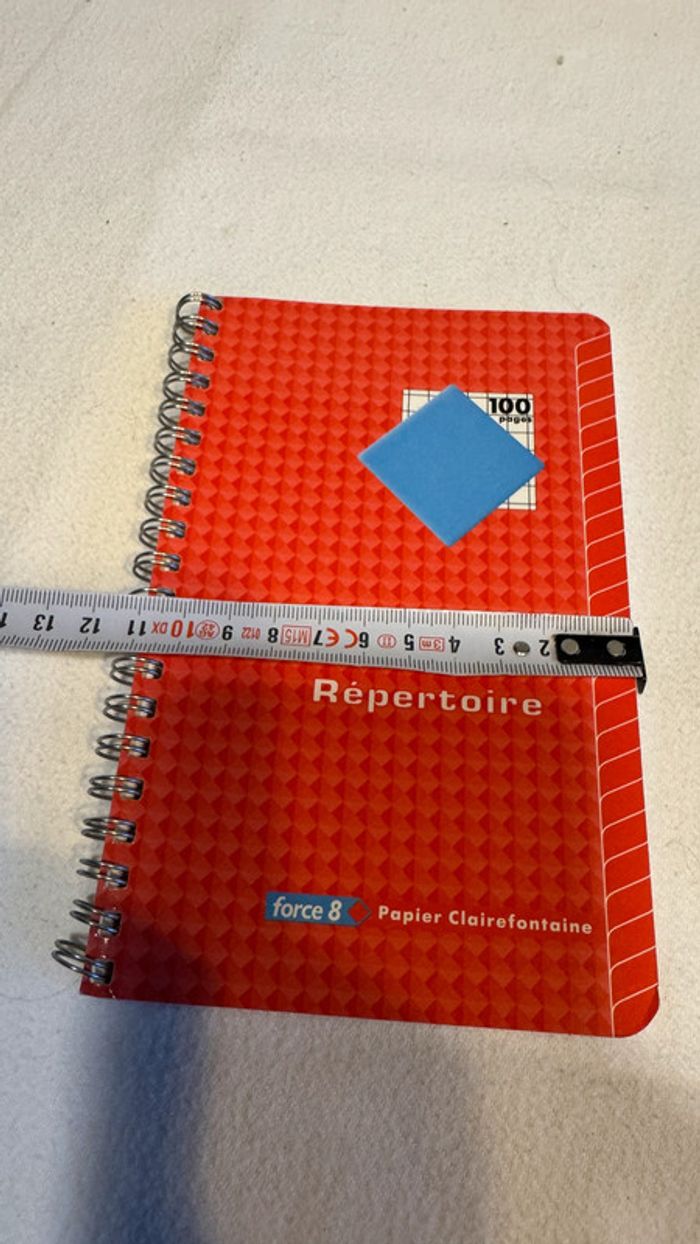 Répertoire à spirale Force 8 Clairefontaine, 11 cm x 17 cm 100 pages - photo numéro 5