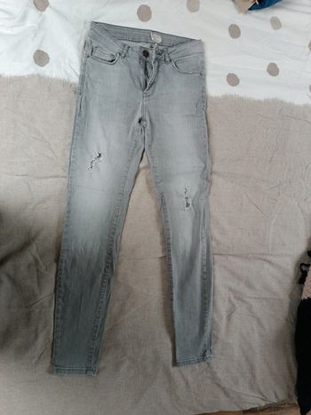 Jean gris troué bizbee