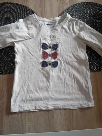 Tee-shirt grandes manches fille 10 ans