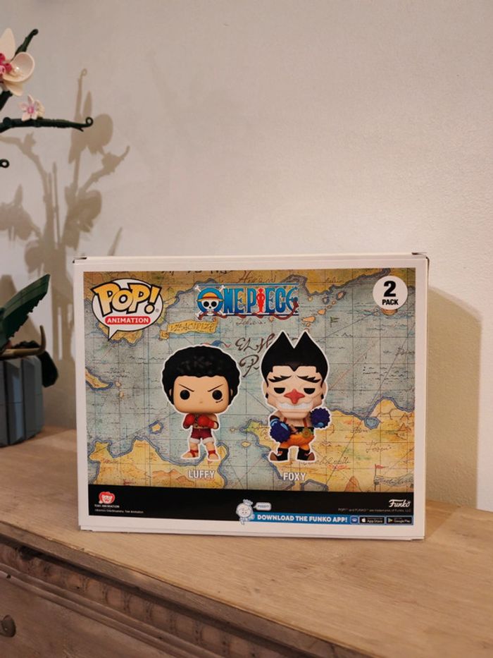 Figurine funko pop Luffy et Foxy chase - photo numéro 3