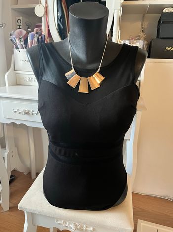 Body sans manches noir transparent T.S TBE 🖤