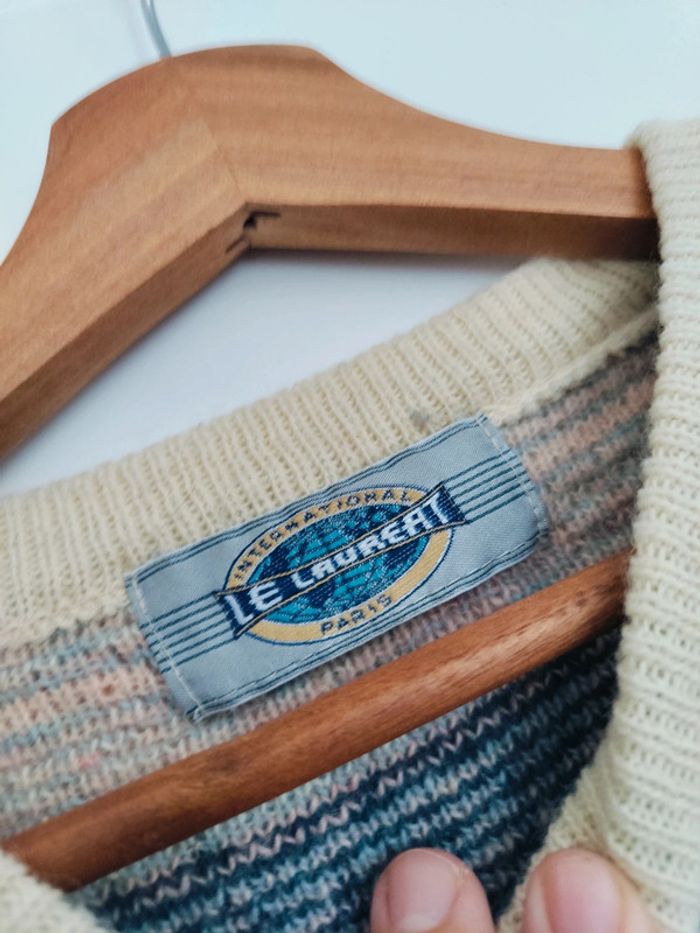 Pull vintage 51% laine - photo numéro 4