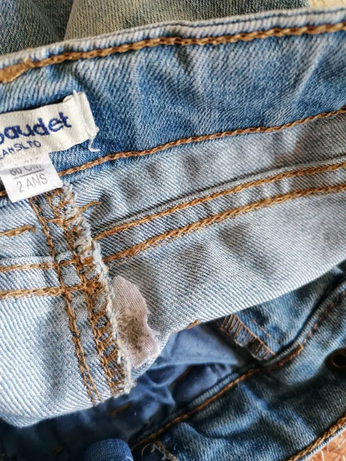 Short en jean - Vertbaudet - 2 ans - photo numéro 5