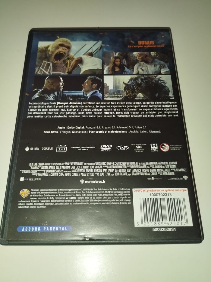 DVD Rampage Hors de Contrôle - photo numéro 2