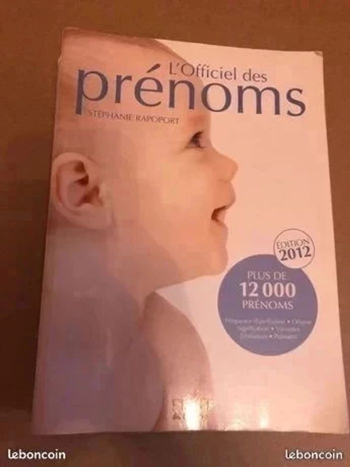 L’officiel des prénoms 2012