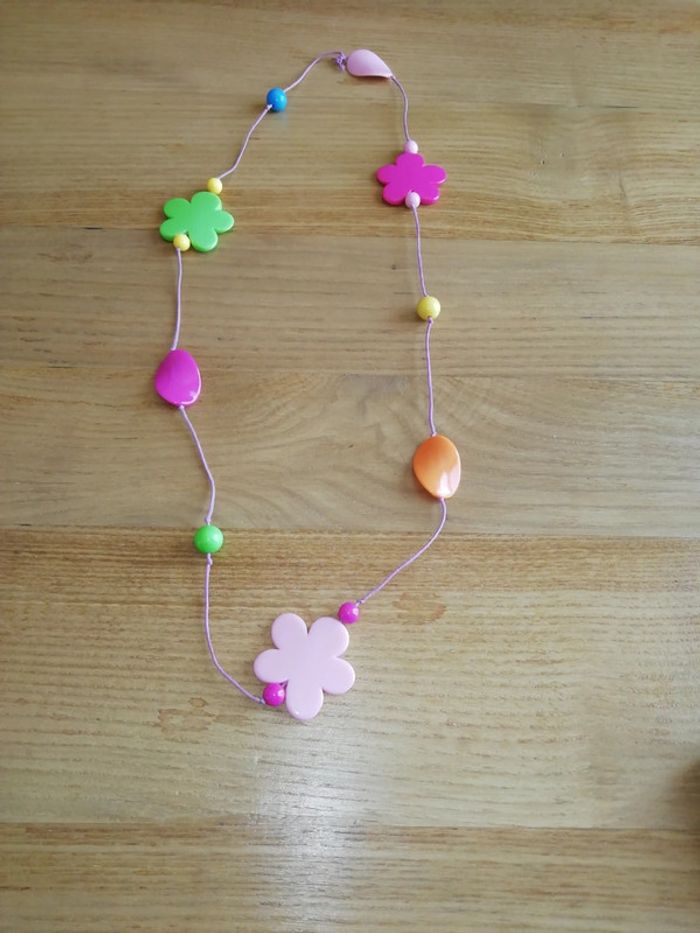 Collier grosses perles originale - photo numéro 2