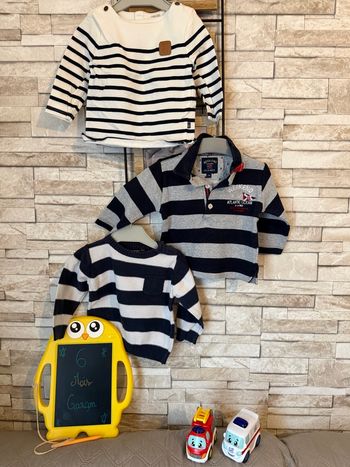 Lot de 4 pulls Garçon - T6mois 