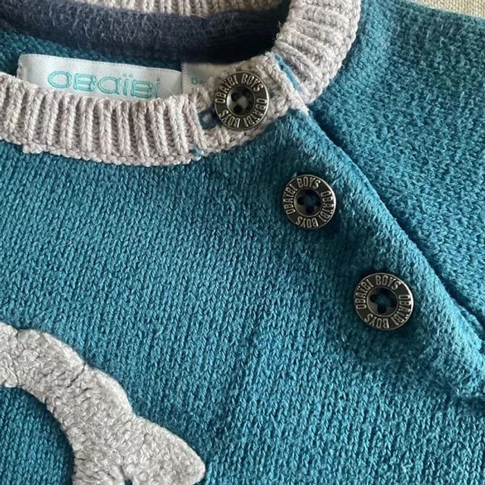 🌟 Pull bébé en laine Obaïbi 🌟 - photo numéro 3