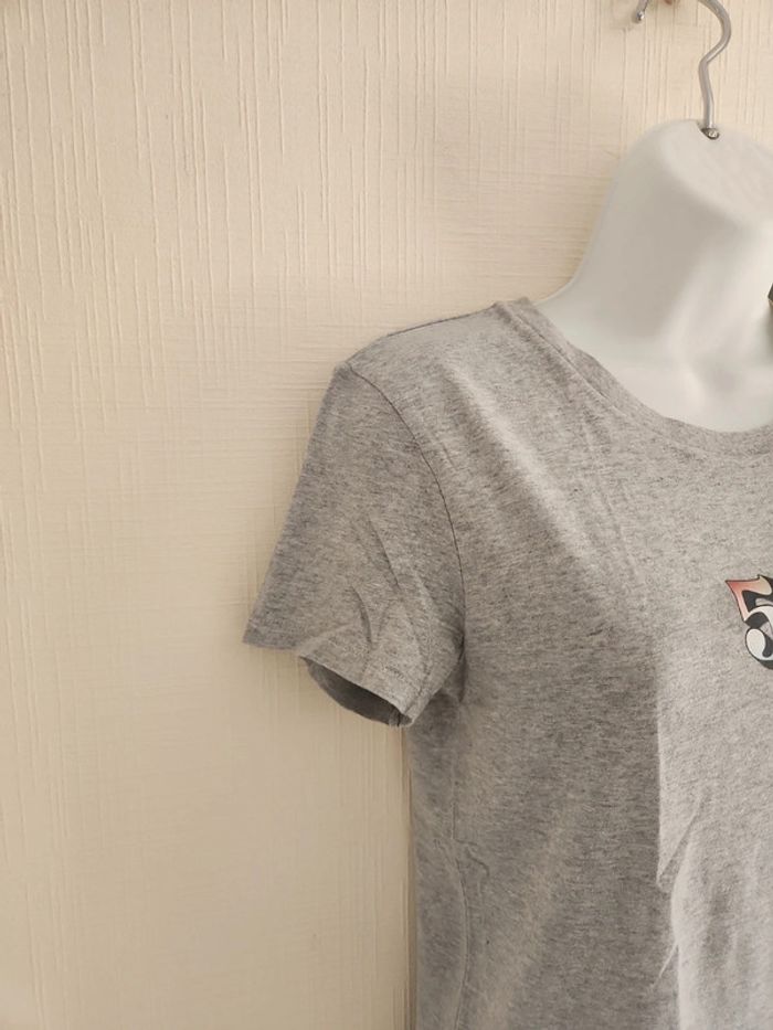 Tee-shirt manches courtes Levi's XS gris motif 501 multicolore - photo numéro 3