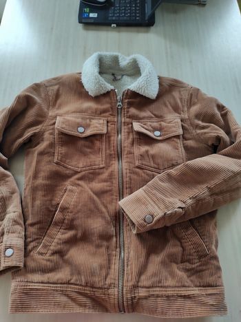 Veste velours côtelé intérieur Sherpa