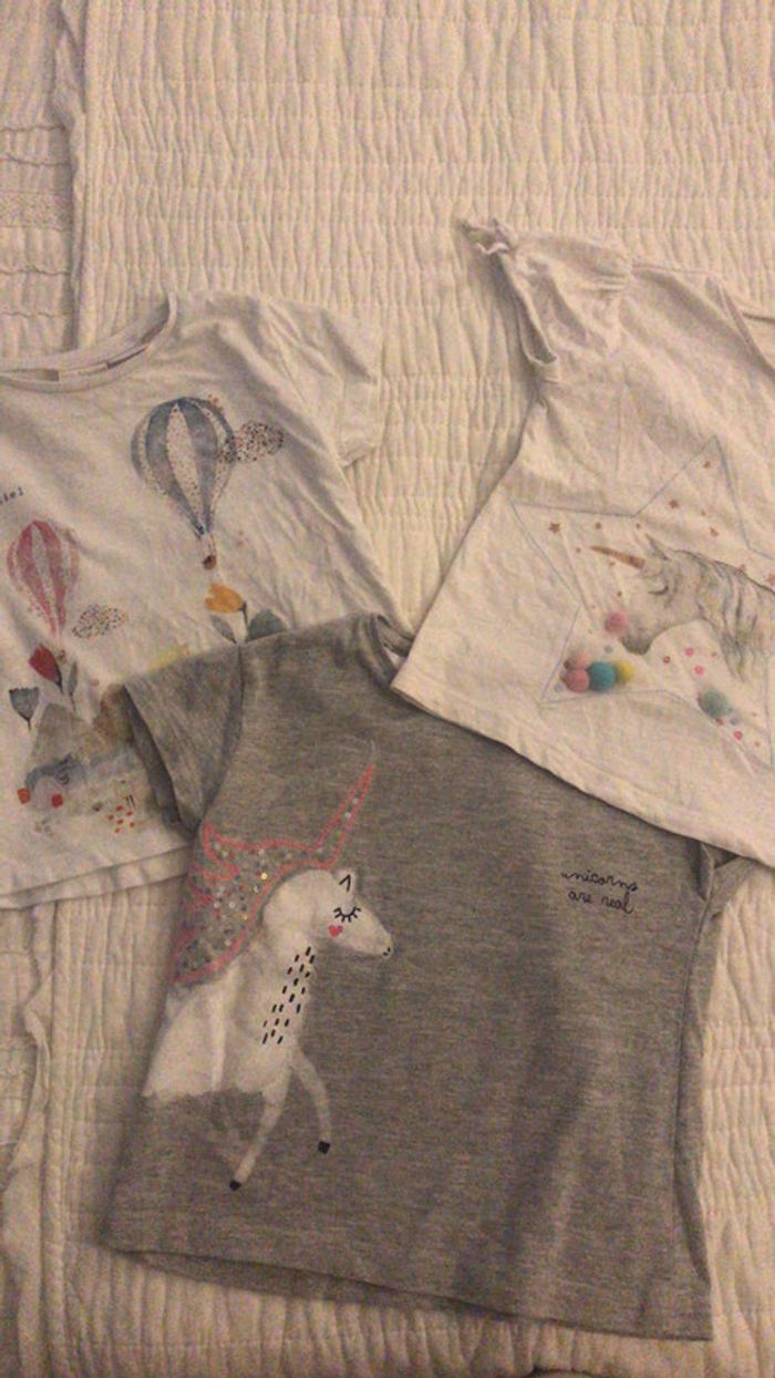 Lot de tee-shirts 2/3 ans
