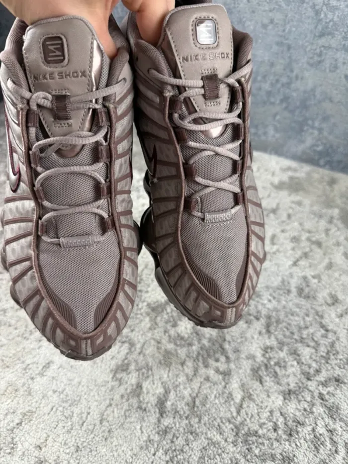 Nike Shox TL Pumice Night Marron - Brown / Bordeaux - photo numéro 13