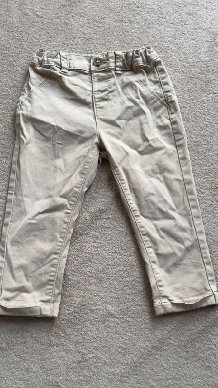 Pantalon beige 24mois - photo numéro 2