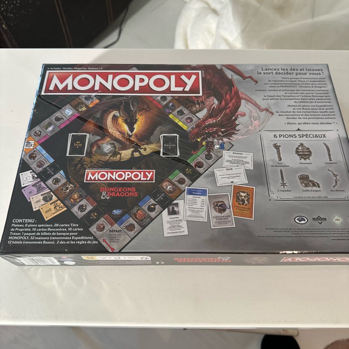 Monopoly dungeons et dragons neuf - photo numéro 3