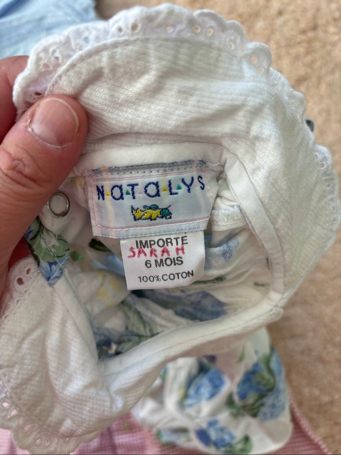 Lot de barboteuses vintages 3 et 6 mois - photo numéro 5