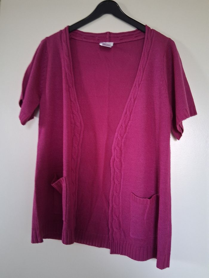 Gilet manches courtes violet " t- 38-40 "