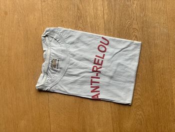 T shirt blanc "Anti relou"