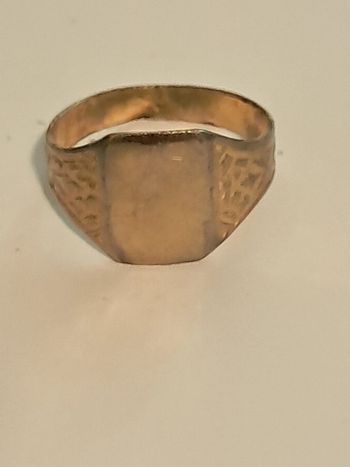 Chevalière fantaisie vintage