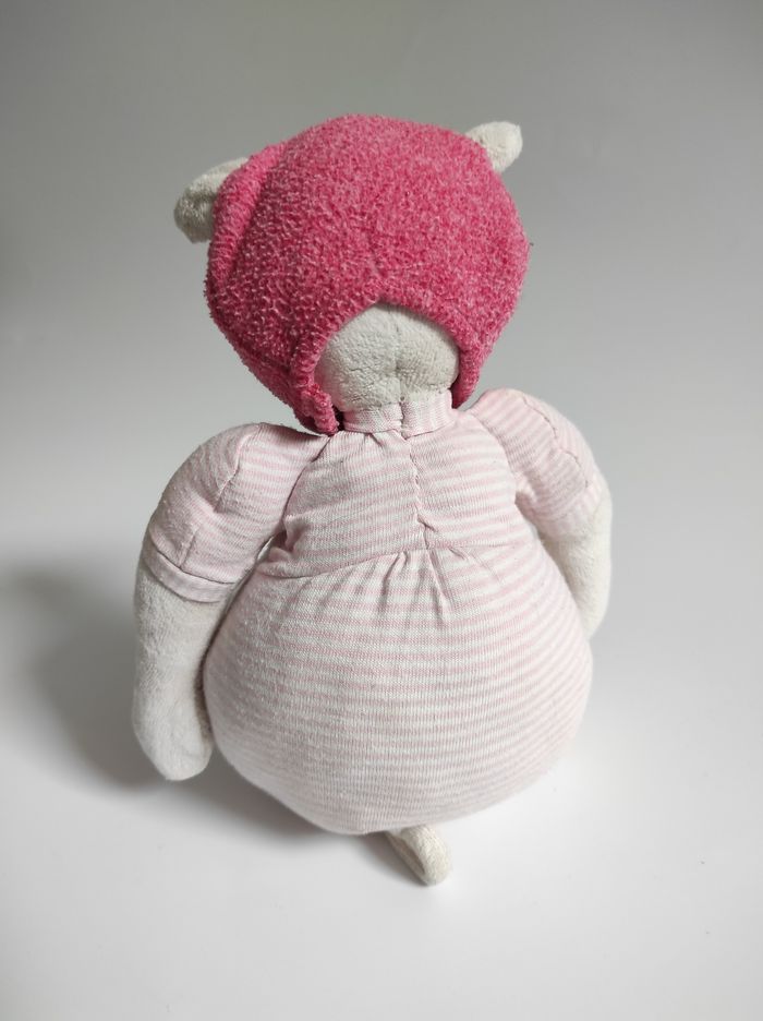 Doudou Souris rose Lila et Patachon Moulin Roty 31 cm - photo numéro 2