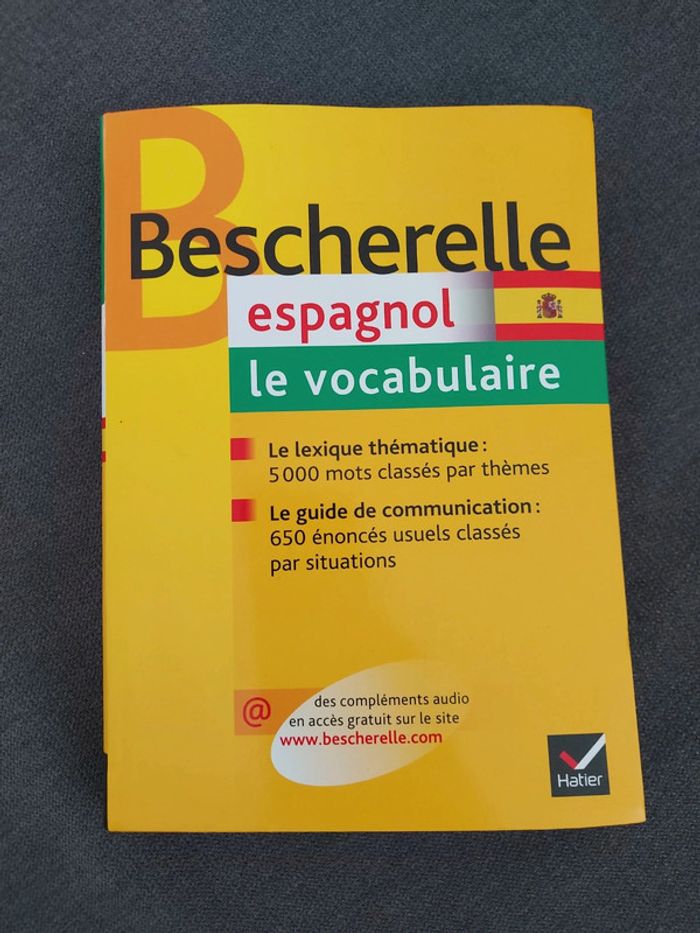 Bescherelle espagnol vocabulaire