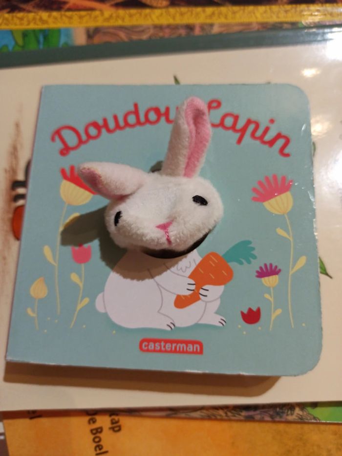 Livre doudou lapin Casterman