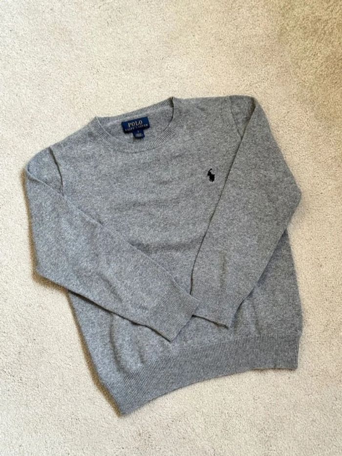 Pull Ralph Lauren - Gris chiné - photo numéro 2